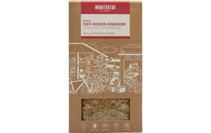 Manifaktur Müesli Teff-Kokos-Himbeere 350 g