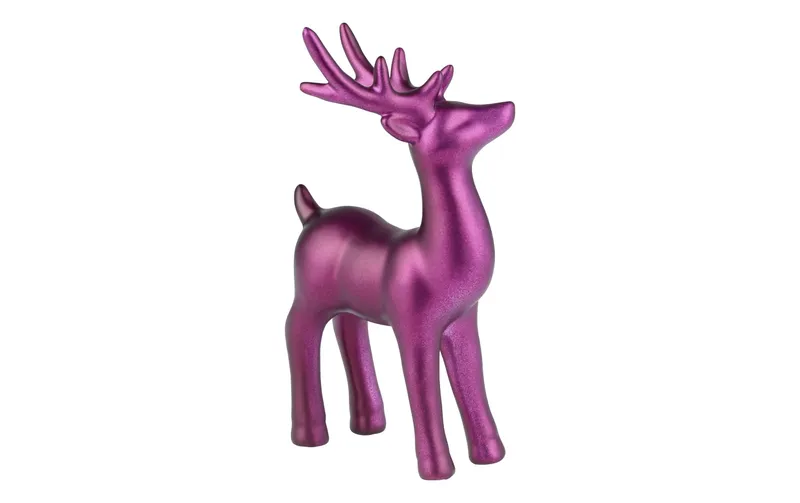 EGLO Weihnachtsfigur Hirsch Catacol Weihnachtsdeko, Dunkelpink