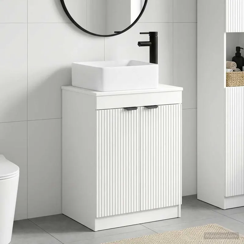 Badezimmermöbel-Set bianco derivato del legno