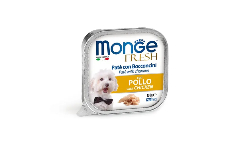 Monge Nassfutter Fresh Pâté Huhn, 100 g