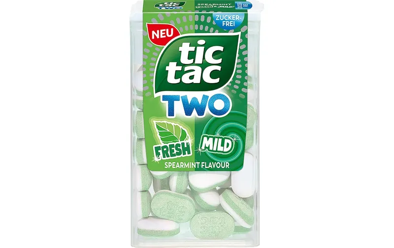 Tic Tac Bonbons Tic tac Two Spearmint 38.5 g