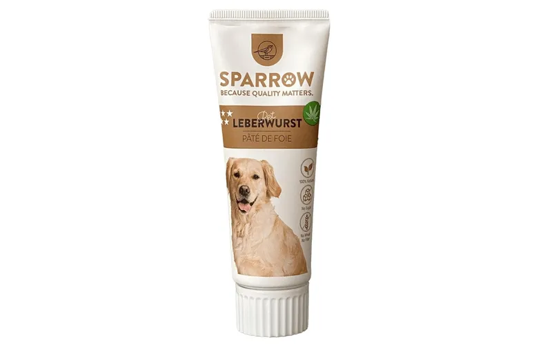 Sparrow Snack Leberwurst con CBD, 75 g
