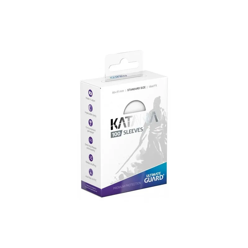 Ultimate Guard Kartenhülle Katana Sleeves Standardgrösse bianco 100