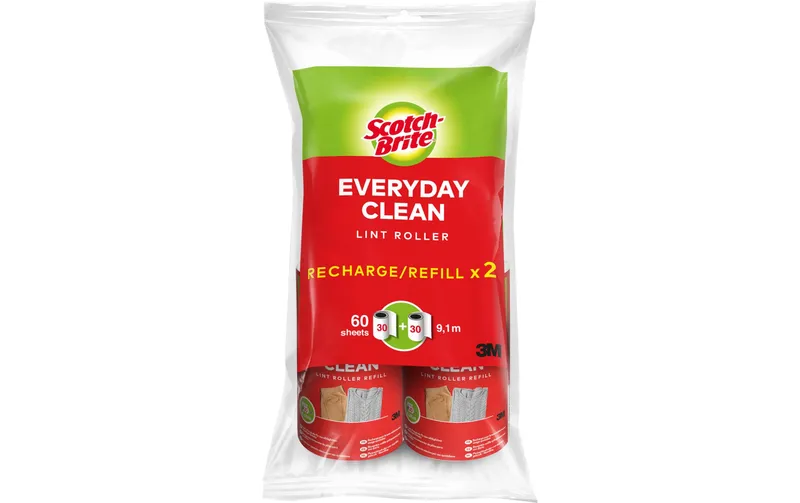 Scotch-Brite Ersatzrolle 3M, 30 Blatt, 2 pezzi