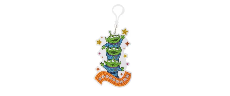 CRAFT Buddy Aliens, Crystal Art Rucksack Anhänger