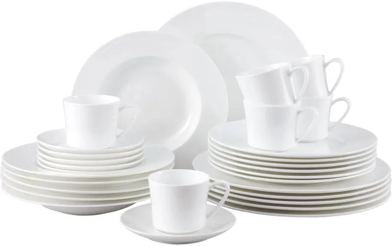 Rosenthal Geschirr Set Jade 30-teilig, blanc
