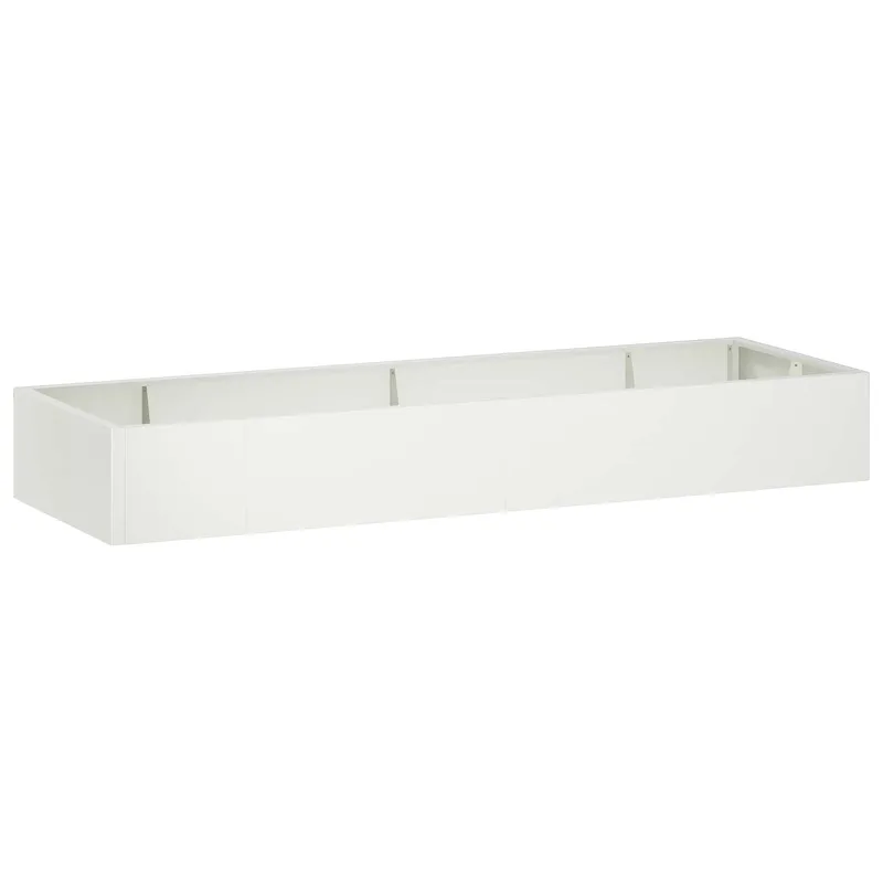 Mur de soutènement 8 pc 300 x 100 x 30 cm Acier Blanc