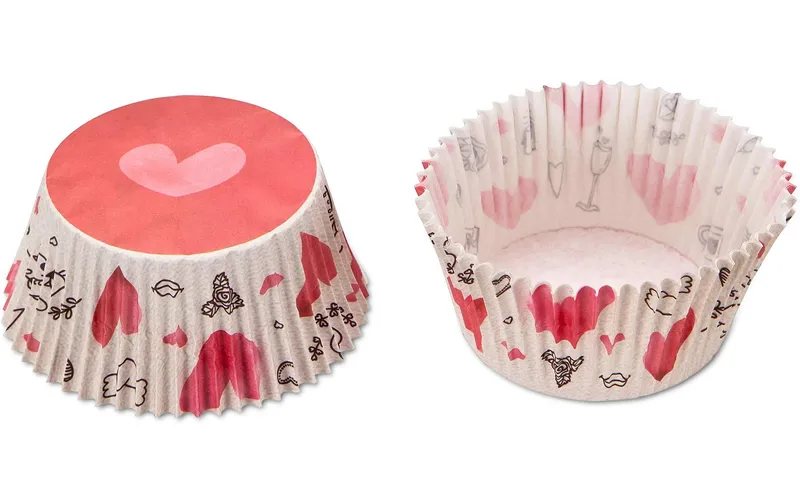 Städter Muffin Backform Sweet Love 50 pièces, ø 5/7 cm