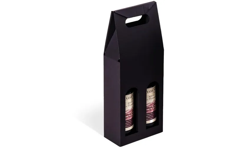 Brieger Flaschentasche Wein Ligne Noire nero