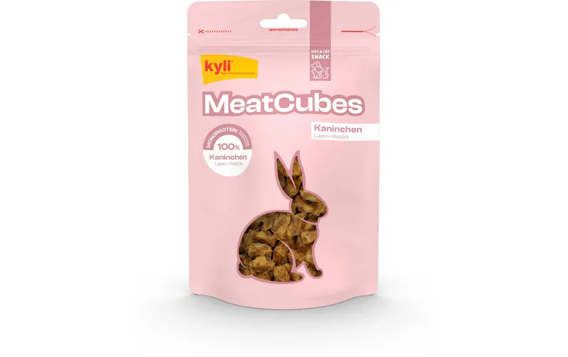 kyli Leckerli MeatCubes Kaninchen, 150 g