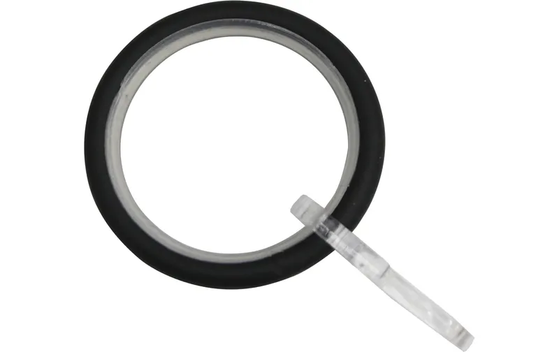 Gardinia Vorhangring 10-er Verpackung for bis 25 mm black-matt