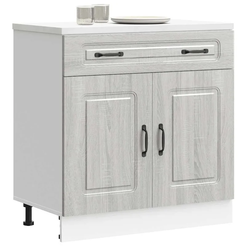 Küchenunterschrank Kalmar grigio Sonoma derivato del legno