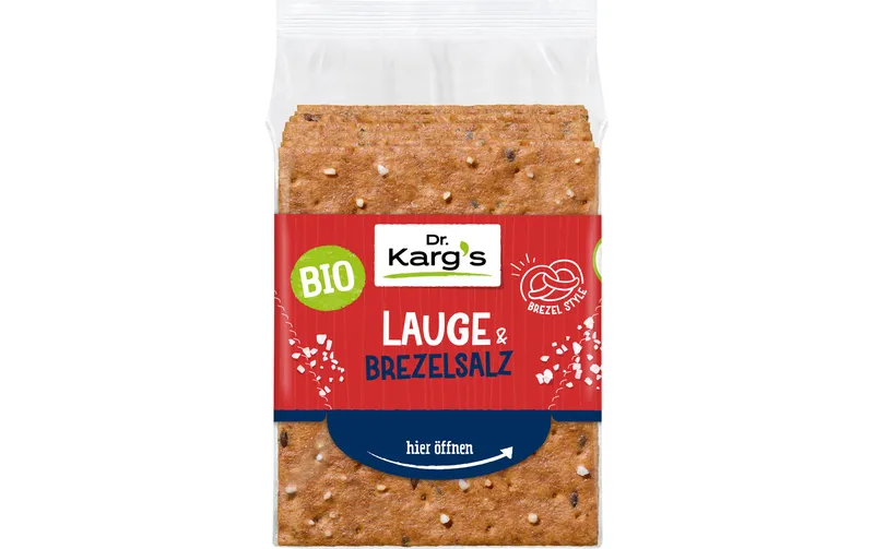 Dr. Karg's Bio Knäcke Lauge & Brezelsalz 200 g