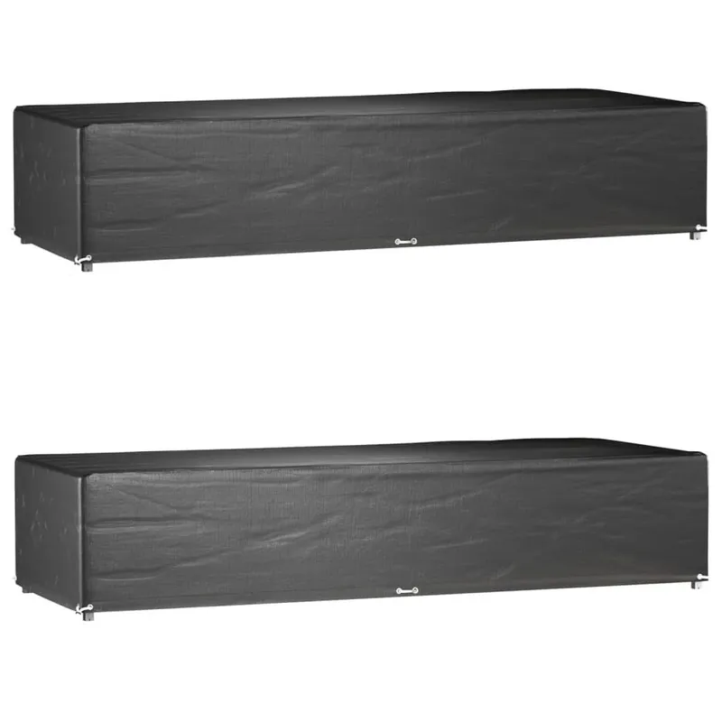 Abdeckungen per Sonnenliegen 2 pz. 12 Ösen 205x75x40 cm