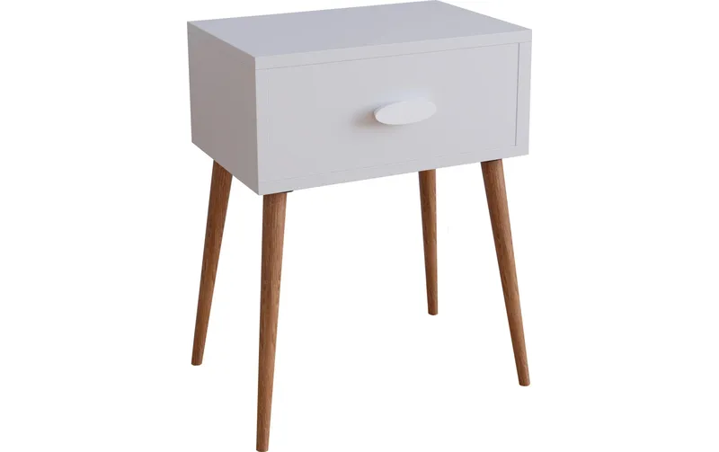 VCM Nachttisch Singol L 44.5 x 60 cm, white