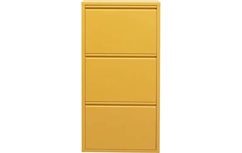 Kare Schuhschrank Caruso 3, Gelb