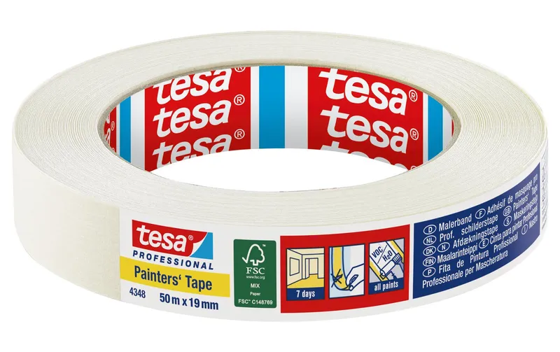 tesa tesakrepp Malerband Standard 50 m x 19 mm, beige
