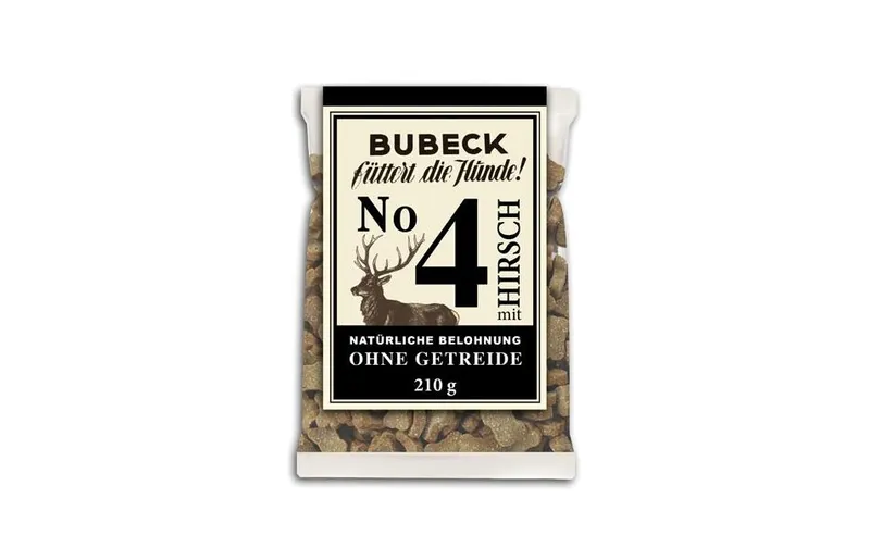 Bubeck Hundekuchen No. 4 mit Hirsch, 210 g