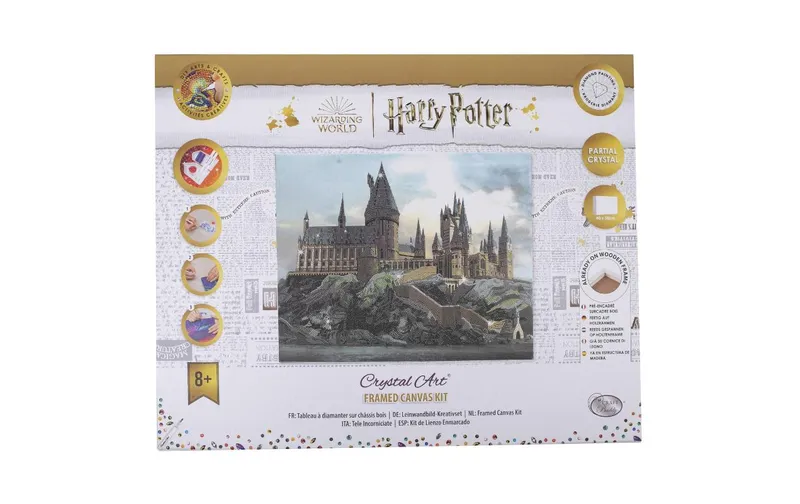CRAFT Buddy Bastelset Crystal Art Kit Hogwarts Schloss