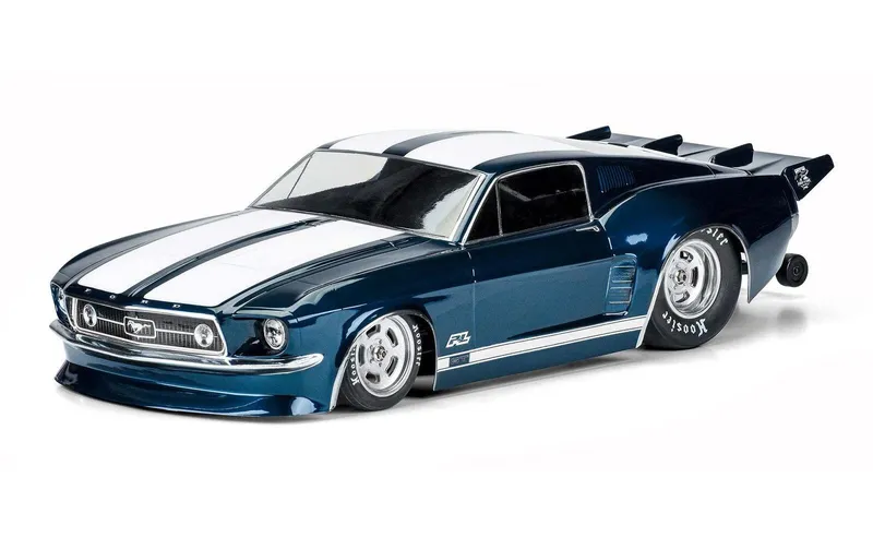 Proline Karosserie Ford Mustang 1967 Drag unlackiert, 1:10