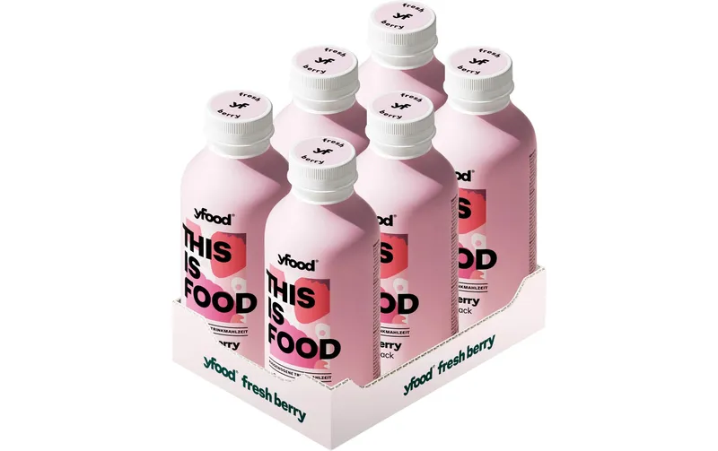 YFOOD Trinkmahlzeit Fresh Berry 6 x 500 ml