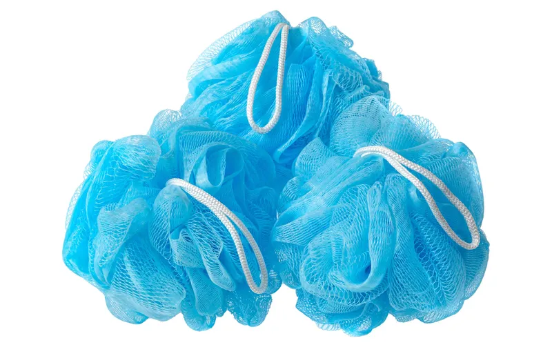 COCON Duschschwamm Hellblau, 3 pieces