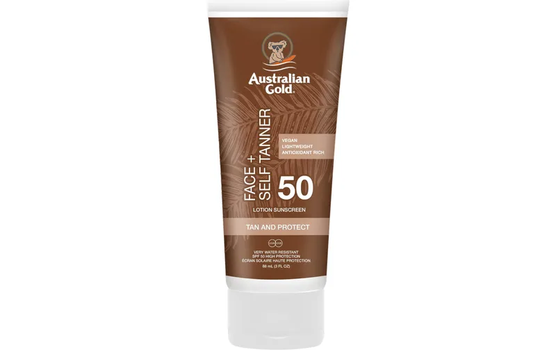 Australian Gold Sonnencreme Face avec Self Tanner SPF 50 88 ml