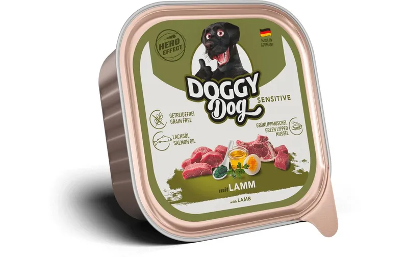 DOGGY Dog Nassfutter DoggyDog Schale Lamm Sensitive 150 g