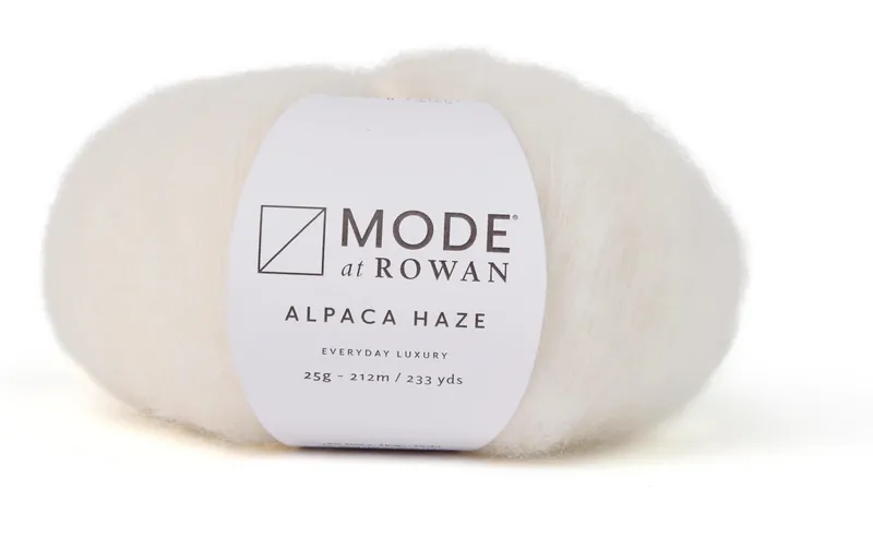 Mode at Rowan Wolle Alpaca Haze 25 g, 212 m, Cream