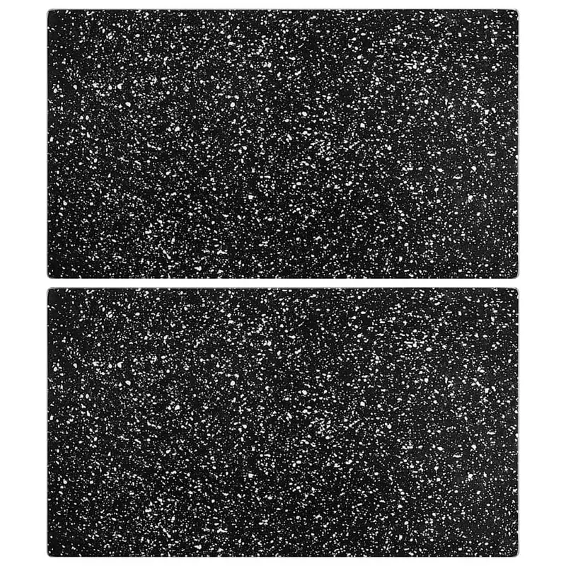 Schneidebretter 2 Stk. in Granitoptik Hartglas