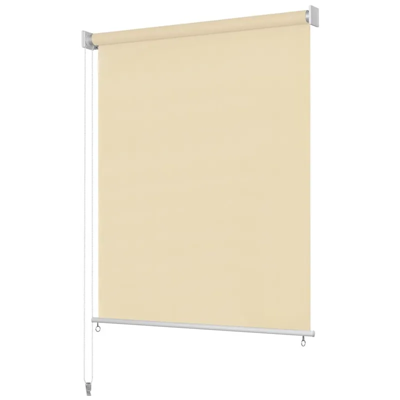 Außenrollo 185 (B) x 140 (H) cm Cremeweiß