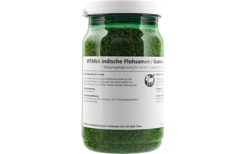 Vitana Hunde-Nahrungsergänzung Indische Flohsamen, 150 g