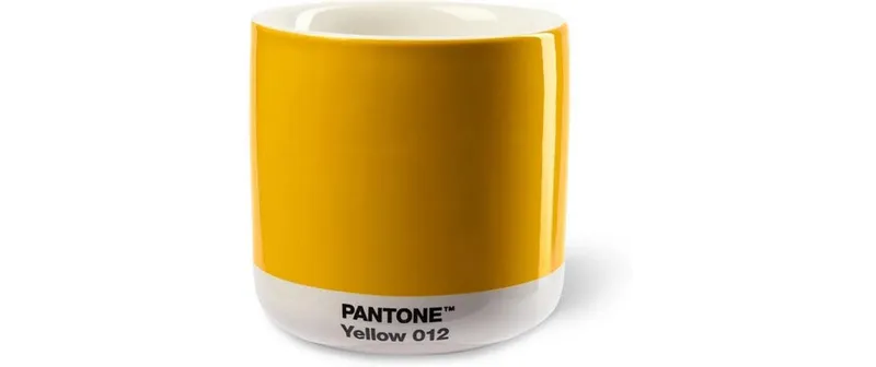 Pantone by Copenhagen Design Latte Cup 220 ml, 1 pezzi, Gelb