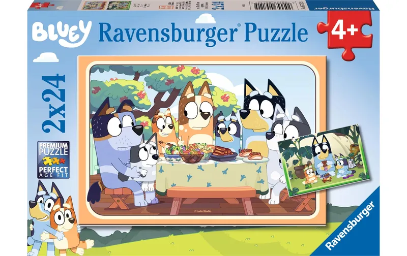 Ravensburger Puzzle Bluey 2 x 24 Teile