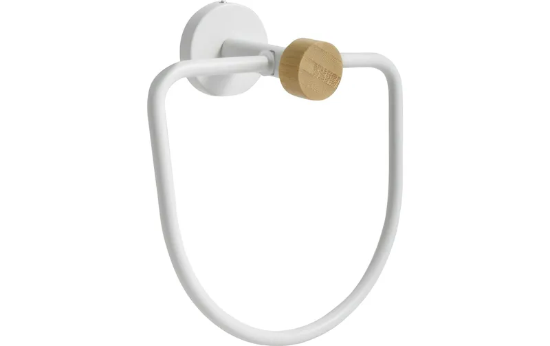 spirella Handtuchhalter Handtuchring Iana bianco matt Bambus