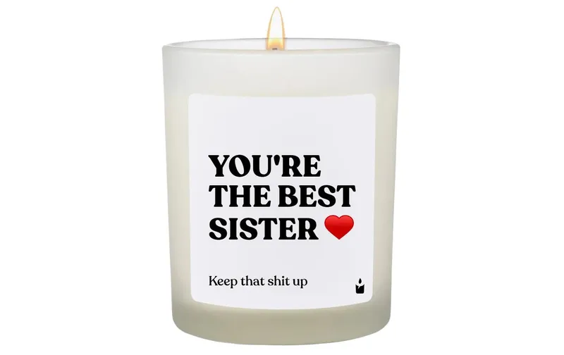 ChattyCandles Duftkerze You're the best sister 6.7 x 8 cm