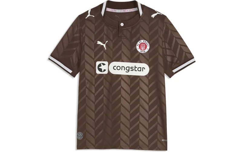 PUMA FCSP Home Jersey Replica Jr brun, 140