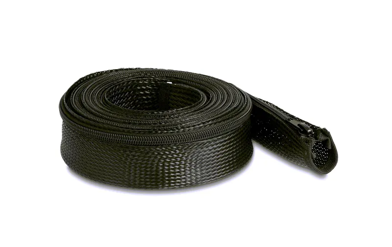 Delock Kabelschlauch 3 m x 50 mm, mit Reissverschluss, Schwarz