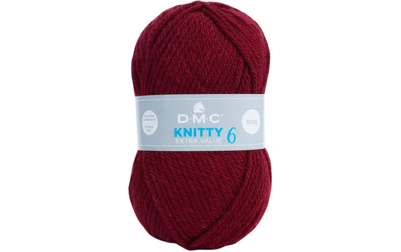 DMC Wolle Knitty 6 Bordeaux