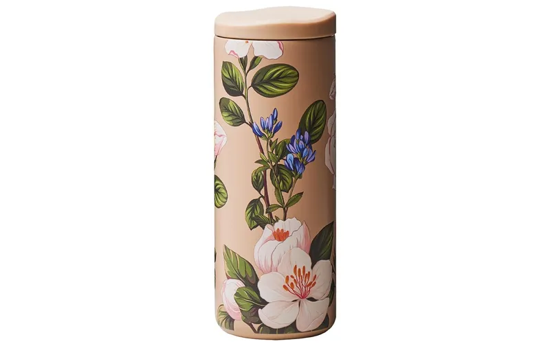 BioLoco Thermobecher Neo-Afternoon table 350 ml, Beige/multicolore