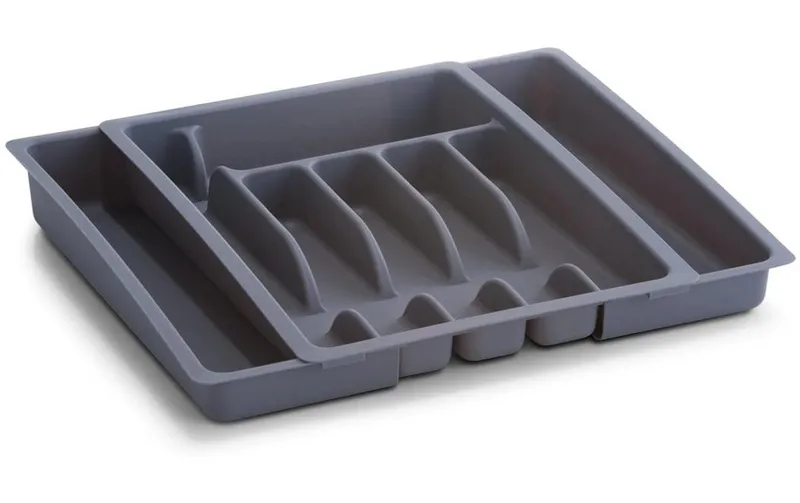 Zeller Present Besteckkasten gris ausz. gris