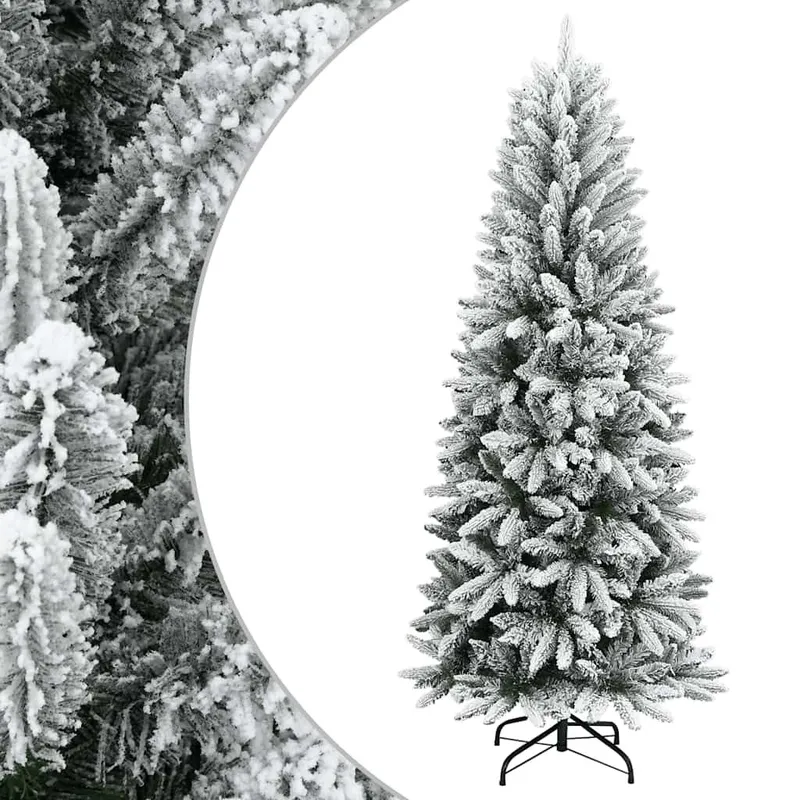 Sapins de Noël Blanc chaud PVC, plastique, acier et PE