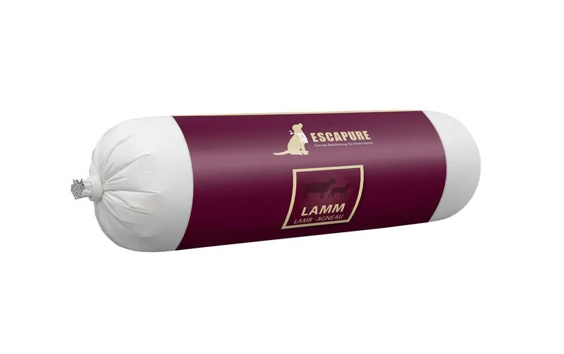 Escapure Nassfutter Wurst Lamm, 400 g