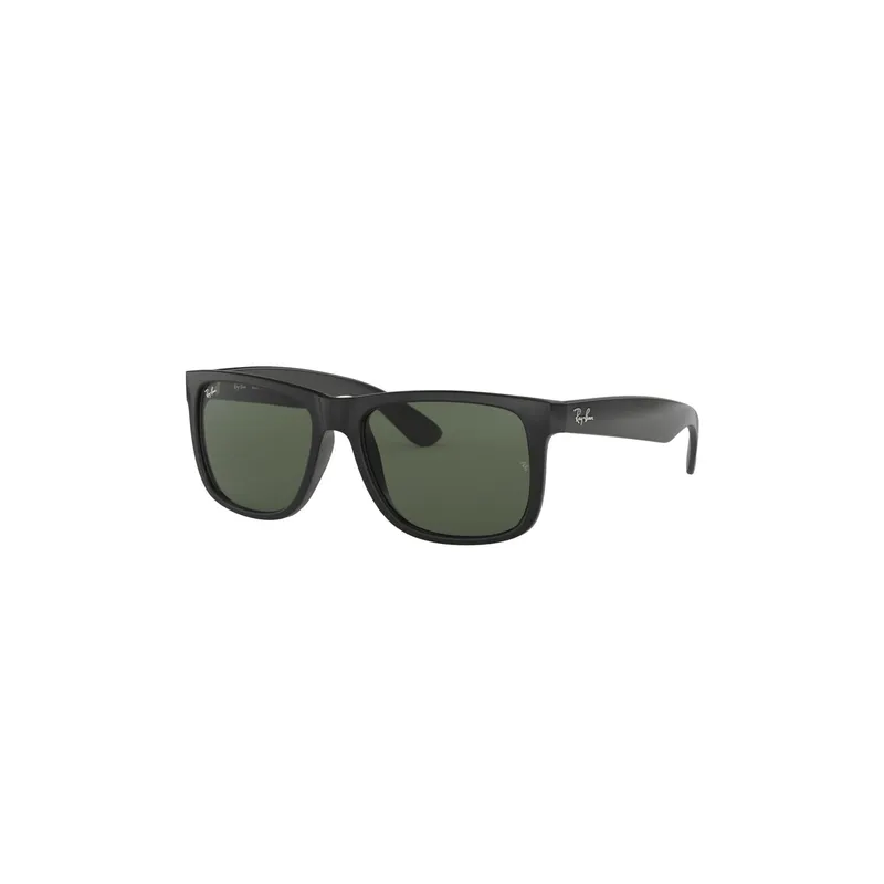Ray-Ban JUSTIN NOIR, Lentille VERT CLAIR Lunettes de soleil