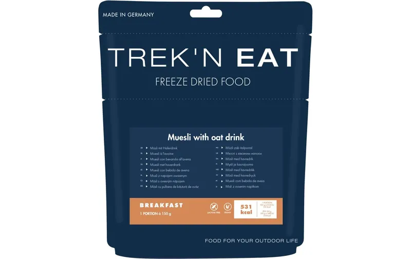 Trek 'N Eat Frühstück Müsli mit Haferdrink