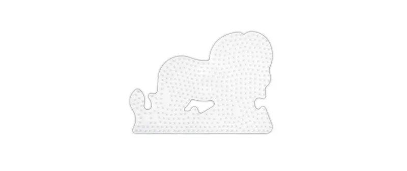 Hama Bügelperlen Platten Midi-Löwe white