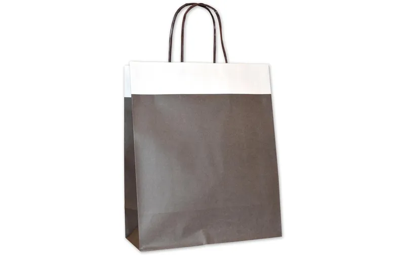ELCO Geschenktasche 35 x 13 x 31 cm, 25 pièces, argent/brun