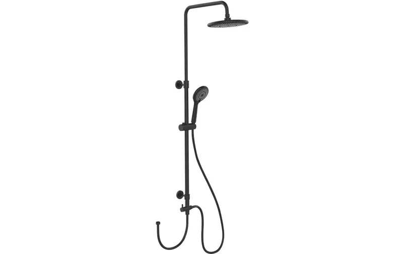 Wenko Duschsystem Watersaving nero