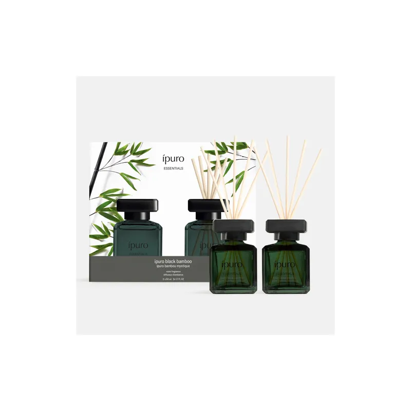 ipuro Duftstäbchen Black Bamboo 2 x 50 ml set 100 ml