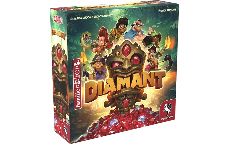 Pegasus Spiele Familienspiel Diamant -DE